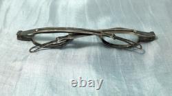 1800's Sterling Silver Retractable Antique Eye Glasses Bushnell Spectacles