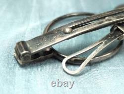 1800's Sterling Silver Retractable Antique Eye Glasses Bushnell Spectacles