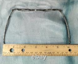 1800's Sterling Silver Retractable Antique Eye Glasses Bushnell Spectacles