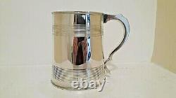 1801 London Sterling Silver Tankard Mug Chalice Cup Pint Glass 4.5