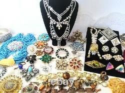 185+ Vintage Jewelry Lot Hobe Panetta KJL Florenza Weiss 925 26 Makers ++C18