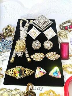 185+ Vintage Jewelry Lot Hobe Panetta KJL Florenza Weiss 925 26 Makers ++C18