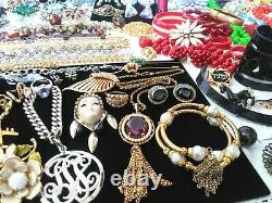 185+ Vintage Jewelry Lot Hobe Panetta KJL Florenza Weiss 925 26 Makers ++C18