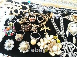 185+ Vintage Jewelry Lot Hobe Panetta KJL Florenza Weiss 925 26 Makers ++C18