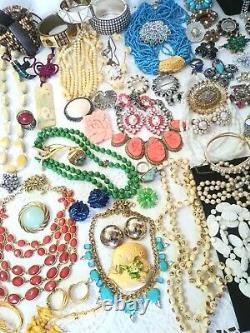 185+ Vintage Jewelry Lot Hobe Panetta KJL Florenza Weiss 925 26 Makers ++C18