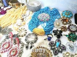 185+ Vintage Jewelry Lot Hobe Panetta KJL Florenza Weiss 925 26 Makers ++C18