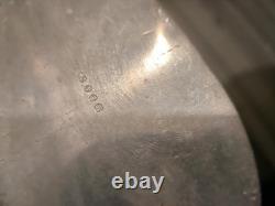 1887 William Summers London Sterling Silver Glass Hip Flask Cup Victorian