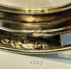 1893 Antique Tsarism Gilt Sterling Silver 84 Glass Tea Cup Holder Marked 149 gr