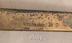 18pc Sterling Silver Vanity set withBrushes, Glass Jars, Glove Stretcher, 322g +