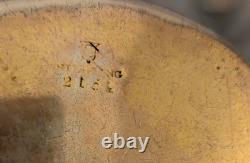 18pc Sterling Silver Vanity set withBrushes, Glass Jars, Glove Stretcher, 322g +