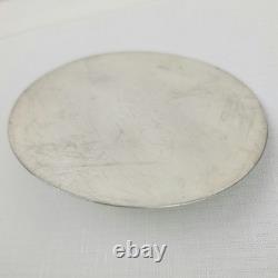 1919 James Deakin & Sons Sterling Silver 925 Cut Glass Biscuit Barrel, Sheffield