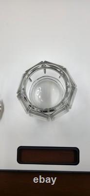 1925 Adie Brothers Sterling Silver Jam Jar with Glass Base Assayed In Birmingham