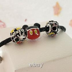 3 New Pandora Charms Mickey, Minnie Mouse Mania Body Parts, Mickey Playful Icon