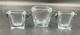 3 Strombergshyttan Einar Dragsted Swedish Glass Sterling Silver 925 Handle Vases