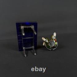 3 Vittorio Angini Murano Glass Sterling Silver Computer Table Man vntg Figurine