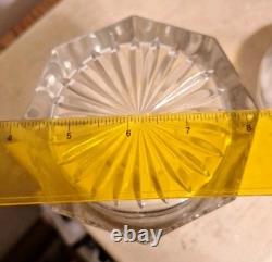 60+ Grams Sterling Silver Lid with a Glass Cannister (if you want it the Glass)