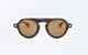 $635 Blake Kuwahara Mocker Brown Horn Sun Sterling Silver Sunglasses Limited