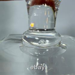 6.5 Antique English Sterling Silver Lid & Cut Glass Footed Sugar Shaker