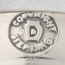 8 Antique Art Deco Depasse Pearsall Sterling Silver Overlay Amber Glass Plates
