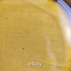8 Antique Art Deco Depasse Pearsall Sterling Silver Overlay Amber Glass Plates