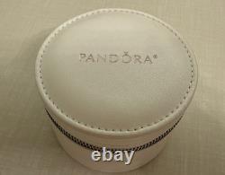 925 Sterling GENUINE PANDORA BRACELET w BOX & 16 MURANO & PERSONA Charms 52.8g