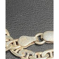925 Sterling Silver And Green Art Glass Pendant Necklace Sky