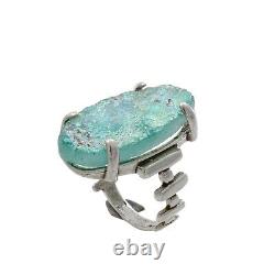 925 Sterling Silver Ring, Ancient Roman Glass, Antique
