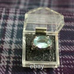 925 Sterling Silver Silpada Blue Cove Aqua Glass Ring Size 6