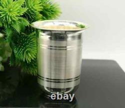 925 sterling silver handmade design water or milk glass cup for baby food ssv168