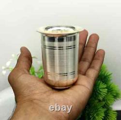 925 sterling silver handmade design water or milk glass cup for baby food ssv168