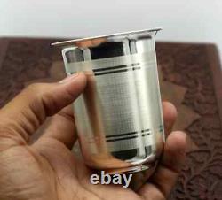 925 sterling silver handmade design water or milk glass cup for baby food sv167