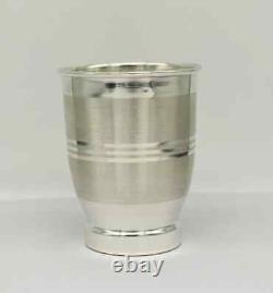 925 sterling silver handmade design water or milk glass cup for baby food sv169