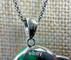 Alan K. Sterling Silver Millefiori Murano Glass Dolphin Pendant with 18 Necklace