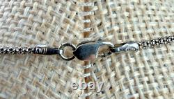 Alan K. Sterling Silver Millefiori Murano Glass Dolphin Pendant with 18 Necklace