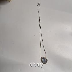 Ancient Roman Glass Co. Sterling Silver Pendant Necklace And Earring WithCOA 925