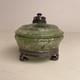 Ancient Roman Glass Vessel With Sterling Silver Mounts-925 Marked, Antiquity