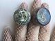 Ancient Roman Glass Vintage Sterling Silver Rings