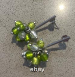 Antica Murrina Venezia Murano Glass & Sterling silver ring & earring set