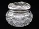 Antique 1903 Art Nouveau Sterling Silver & Cut Glass Vanity Jar Unger Brothers
