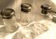Antique 1913 British Sterling Silver & Cut Glass 3pc Vanity Bottle Set Trio Ds17