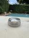 Antique 1920's Sterling Silver F&b Art Deco Cut Crystal Glass Dresser Jar