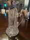 Antique American Brilliant-cut Glass & Gorham Sterling Silver Claret Jug