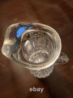 Antique American Brilliant-Cut Glass & Gorham Sterling Silver Claret Jug