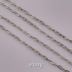 Antique Art Deco 20's Camphor Glass Sterling Silver Filigree Pendant Necklace