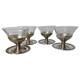 Antique Art Deco Sterling Silver Sherbert Glasses