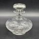 Antique Art Nouveau Crystal Glass Cologne Bottle Sterling Silver Cap Gorham/1900