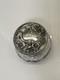 Antique Art Nouveau Sterling Silver Cut Glass Powder Jar William B Kerr Poppy