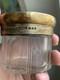 Antique Asprey Co Ltd Gilt Sterling Silver Cut Glass Dresser Jar 2.5 Tall
