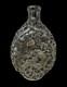 Antique Chinese Export Yuchang Sterling Silver Overlay Glass Decanter Withdragons