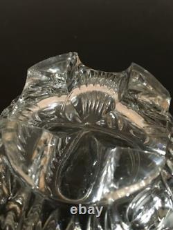 Antique Cut Glass and Sterling Silver Hair Tidy by Woodside Sterling Co